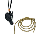 Enfeite De Retrovisor Country Formato De Cavalo Mangalarga Machador + Mini Laço